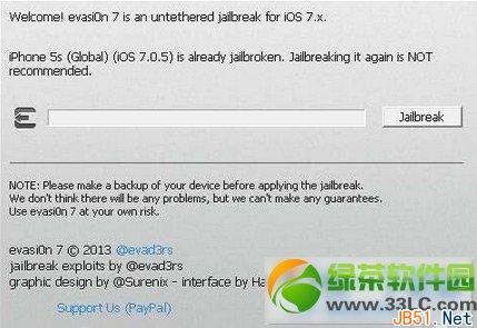 evasi0n7 1.0.5完美越狱工具下载更新发布(附evasi0n7 1.0.5下载)1