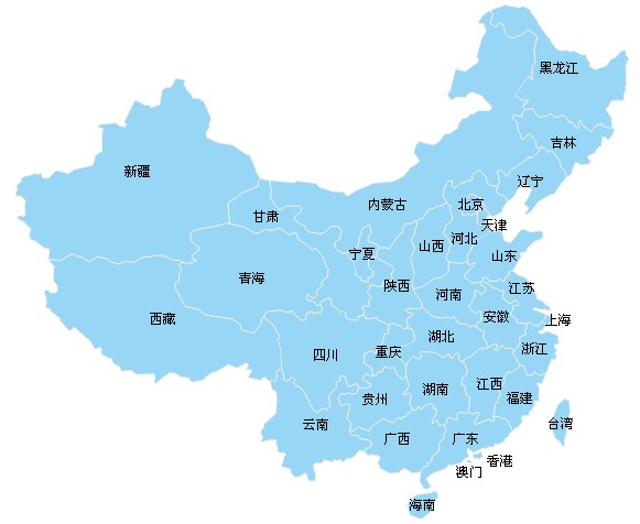 raphael.js绘制中国地图 地图绘制方法