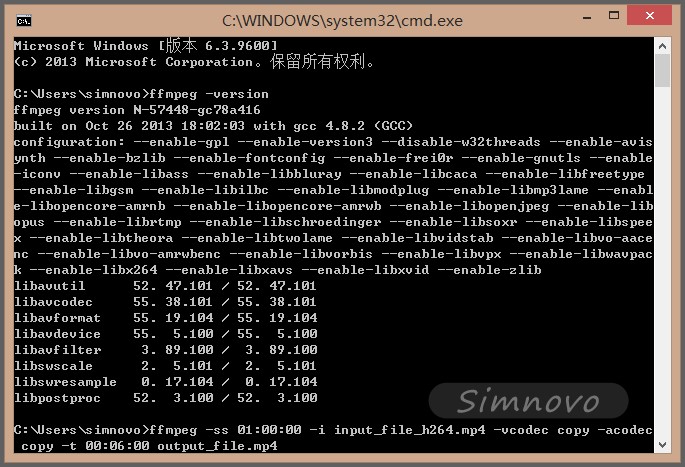 在Windows下使用ffmpeg分割视频方法 脚本之家