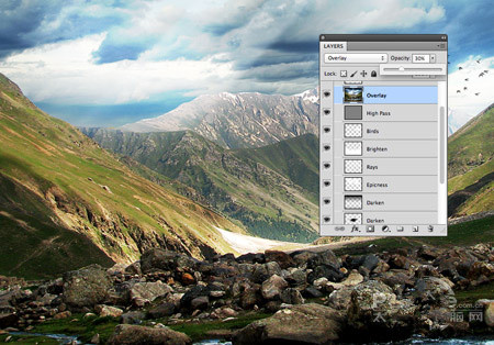 Photoshop打造史诗般的风景图图文教程