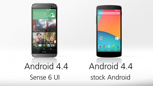 Both phones run the latest version of Android, though the One has HTC's Sense 6 UI plaster...