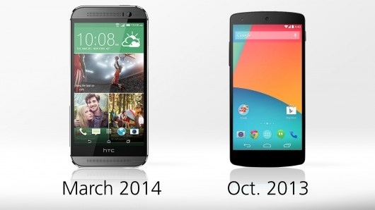 The One hit the market about five months after the Nexus 5