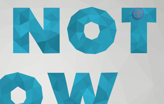 photoshop教你创建高大上的多边形字体教程