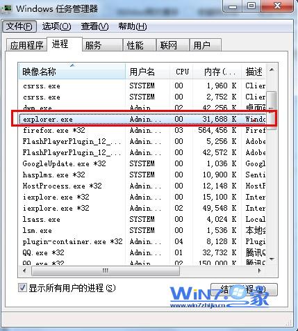 win7系统的任务管理器