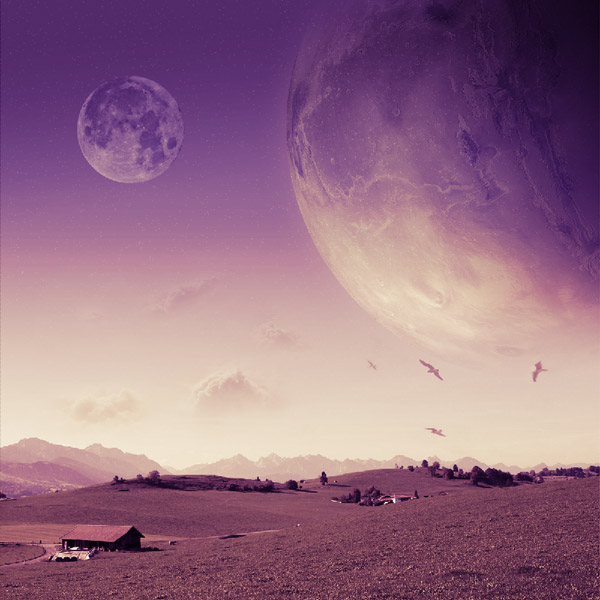 如何利用photoshop合成一张写实风格的奇幻空间技巧教程