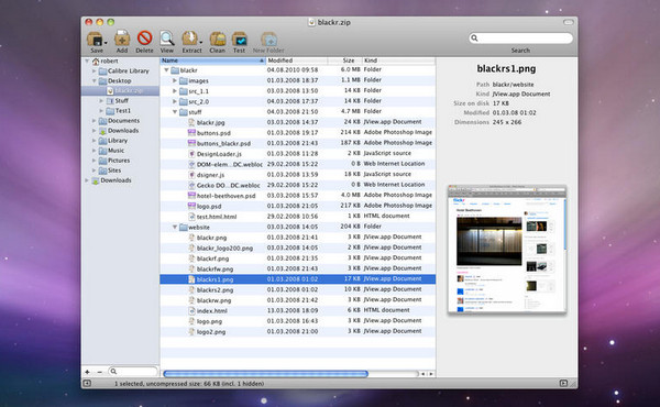 Betterzip for Mac(很好用的解压缩软件) V5.3 特别版 苹果电脑版