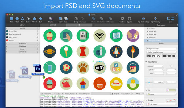 PaintCode Mac版下载 PaintCode2(矢量图形绘图) for Mac V3.4.8 苹果电脑版