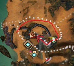 激战2马尔科之跃地图观景点开启攻略