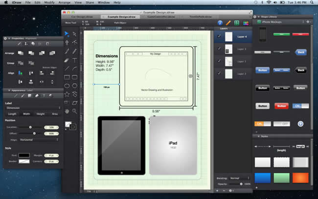 MAC版iDraw下载 iDraw(矢量绘图软件) for MAC v2.5 官方版 苹果电脑版