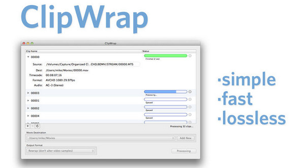 ClipWrap(视频转换工具) for mac v2.7.3 苹果电脑版