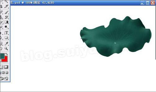 Photoshop鼠绘教程：绘制一副水墨映日荷花图