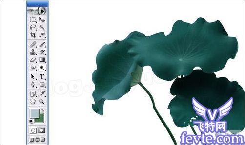 Photoshop鼠绘教程：绘制一副水墨映日荷花图