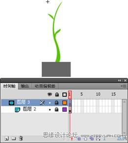 Flash CS4制作伸展的树枝教程,PS教程,思缘教程网