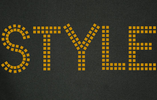 PS文字教程：用PS打造时尚个性的铆钉文字效果