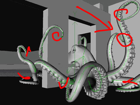 3DMAX建模教程，3D章鱼的制作过程 脚本之家 3DSMAX建模教程