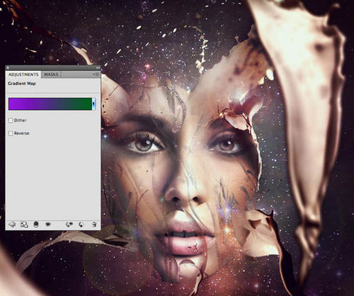 在ps中打造未来派抽象人物面孔效果教程