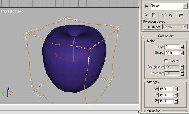 用3Dmax制作超现实主义苹果