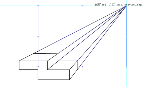 illustrator绘制三维立体透视图教程(2),破洛洛