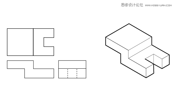 illustrator繪製線稿效果的立體透視圖教程_illustrator教程_平面設計