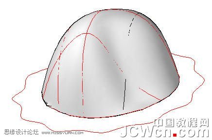 AutoCAD 2011教程：用曲面命令制作一顶三维帽子建模