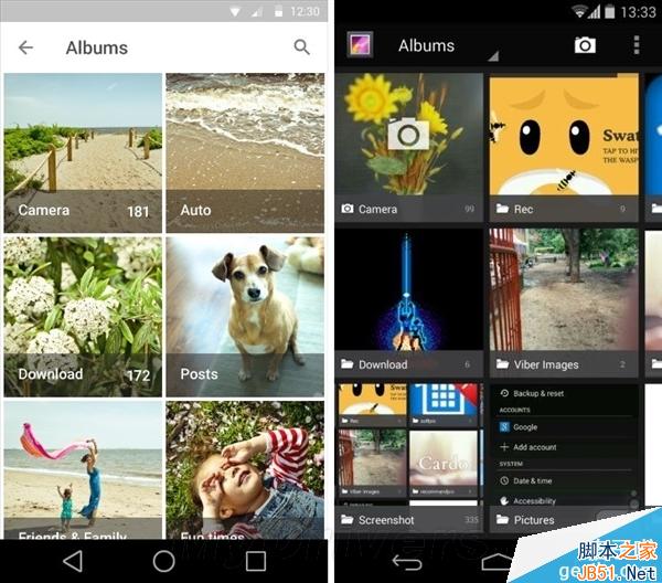 到底啥不同？Android L多图对比Android 4.4