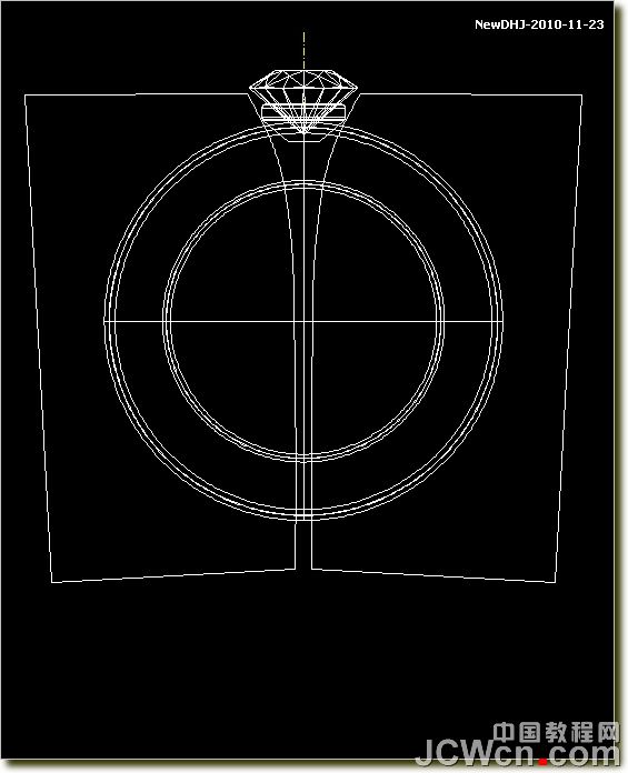 AutoCAD绘制璀璨的钻石戒指 脚本之家 AutoCAD教程