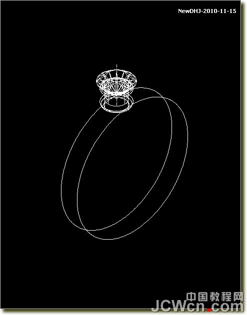AutoCAD绘制璀璨的钻石戒指 脚本之家 AutoCAD教程