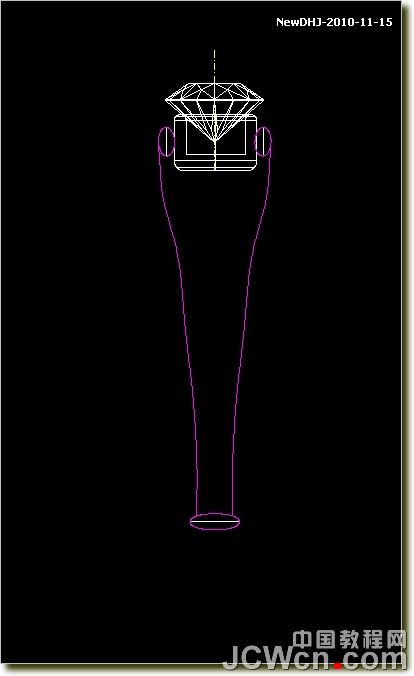 AutoCAD绘制璀璨的钻石戒指 脚本之家 AutoCAD教程