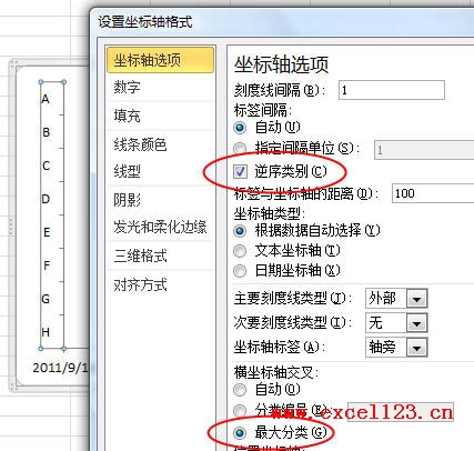 Excel2010甘特图绘制方法