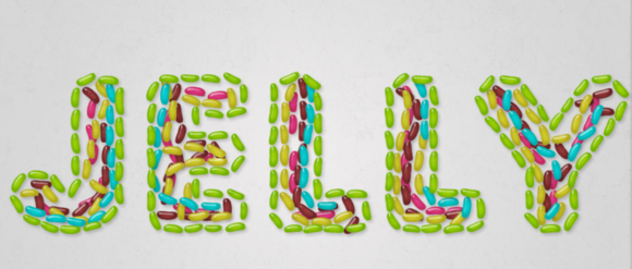 教你用PS制作漂亮的糖果堆积文字效果