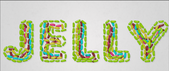 教你用PS制作漂亮的糖果堆积文字效果