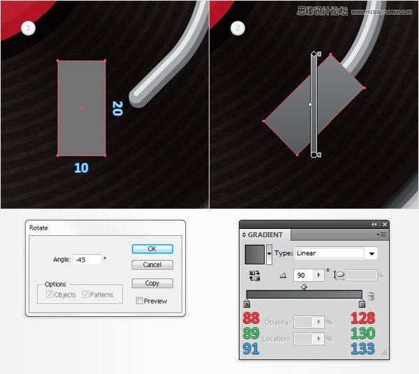 Illustrator����������ĺڽ�����ͼ��,������