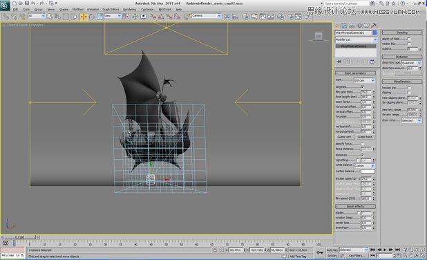 3DMAX制作在大海中航行的帆船,破洛洛