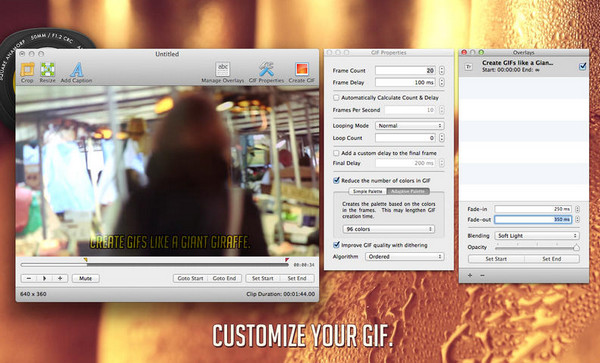GIF Brewery下载 GIF Brewery(视频转gif图片软件) for Mac V2.3.4 苹果电脑版