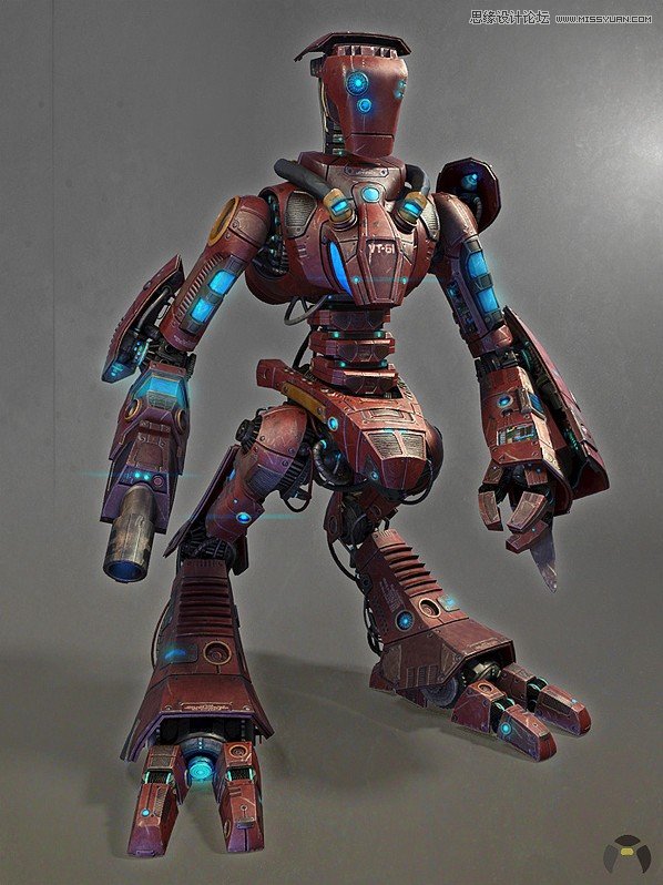 3DMAX制作超酷的外星机器人,破洛洛