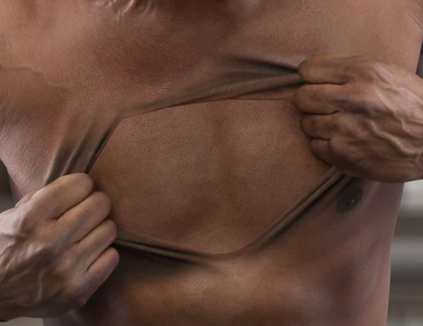 PS超强合成疯狂超酷的机器人拳王角色