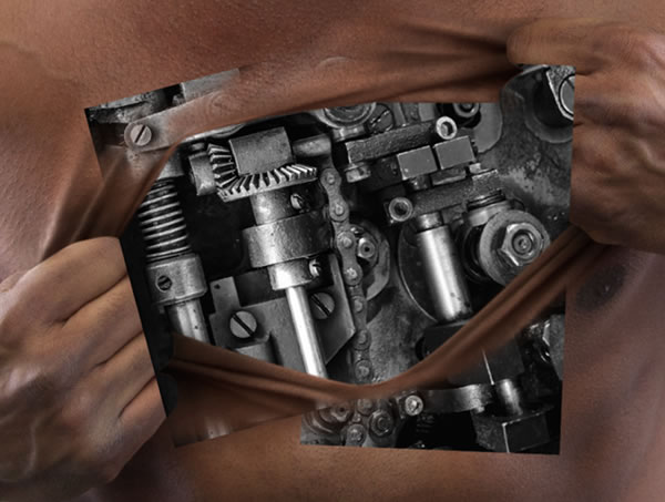 PS超强合成疯狂超酷的机器人拳王角色