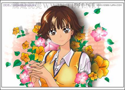 CorelDRAW绘制时尚风格的美少女漫画,破洛洛