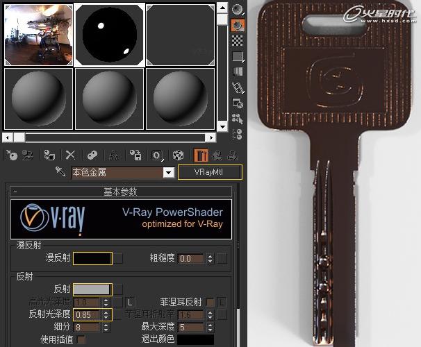 3DSMAX制作锈蚀金属钥匙 脚本之家 3DSMAX渲染教程