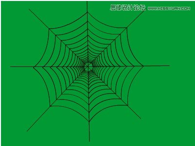教你如何利用Flash绘制逼真的蜘蛛网动画效果图”