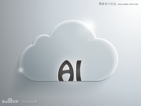 Illustrator绘制立体效果的白云云彩,破洛洛