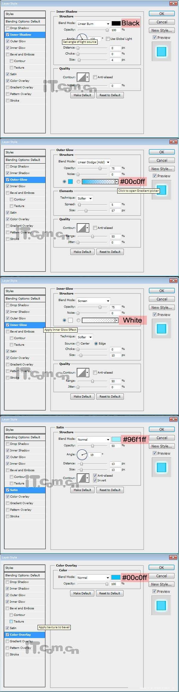 Photoshop打造超酷超强质感金属霓光文字效果