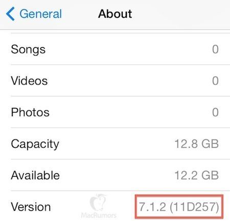 iOS 7.1.2更新详细说明