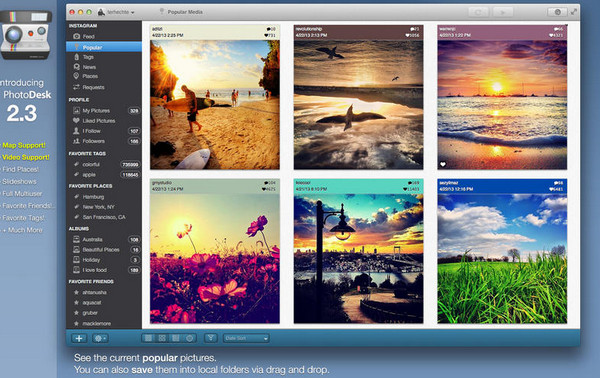 PhotoDesk - for Instagram V3.2.1 MAC苹果电脑版