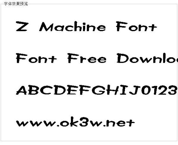 Z machine英文字体 for Mac V1.0 苹果电脑版