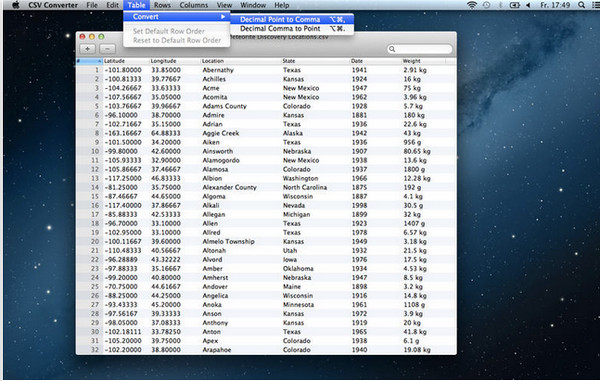 CSV Converter for Mac V1.7.5 苹果电脑版