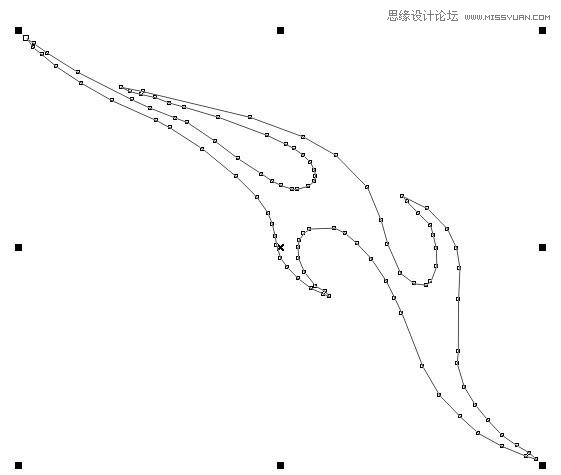 CorelDraw绘制时尚的蝴蝶花纹图案教程,PS教程,思缘教程网