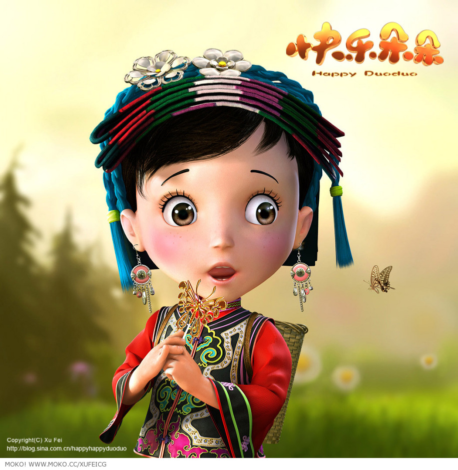 MAYA打造少数民族女孩《快乐朵朵》 脚本之家 MAYA角色动画教程