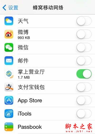 关闭需禁止的App应用