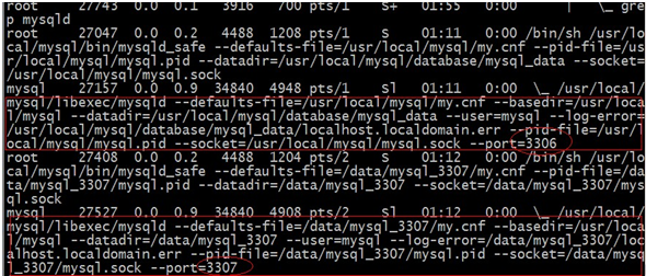 Linux下启动多个mysql服务器例子